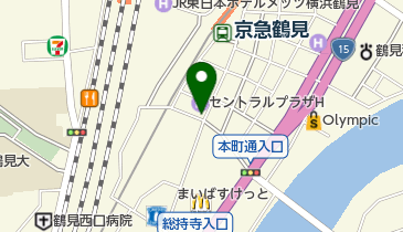 ファミリーマート 鶴見中央店の地図画像