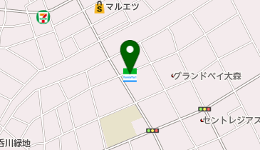 ファミリーマート 大森南店の地図画像