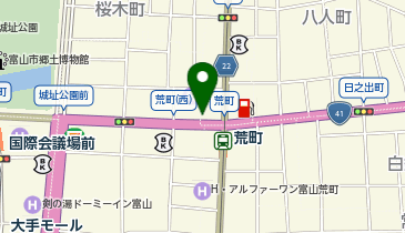 ファミリーマート 富山本町店の地図画像