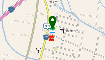 ファミリーマート 藤枝横内店の地図画像