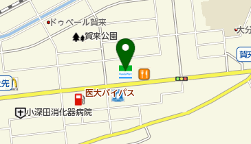 ファミリーマート 賀来店の地図画像