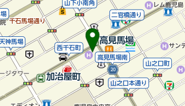 ファミリーマート 高見馬場店の地図画像