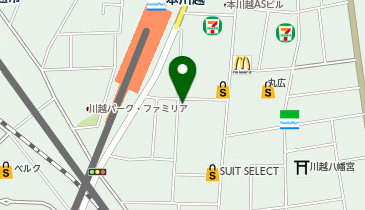 ファミリーマート 川越新富町店の地図画像