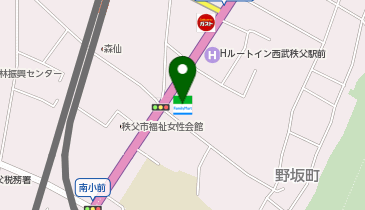 ファミリーマート 秩父野坂町店の地図画像
