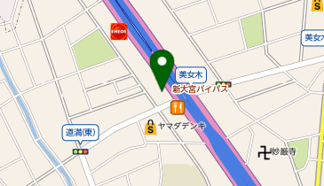 ファミリーマート 美女木八丁目店の地図画像