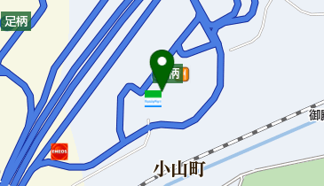 ファミリーマート 足柄SA下り店の地図画像