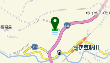ファミリーマート 伊豆熱川店の地図画像