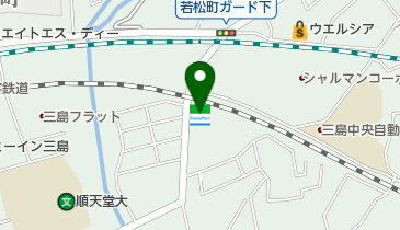 ファミリーマート 三島加茂川店の地図画像