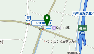 ファミリーマート 長生一松海岸店の地図画像