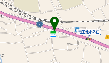 ファミリーマート 甲斐竜王店の地図画像