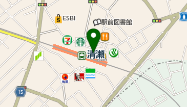 ファミリーマート 清瀬駅前店の地図画像