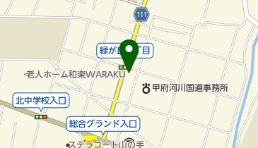 ファミリーマート 甲府緑ヶ丘店の地図画像