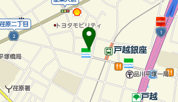 ファミリーマート 戸越銀座駅西店の地図画像