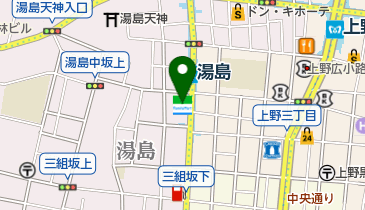 ファミリーマート 湯島三丁目店の地図画像