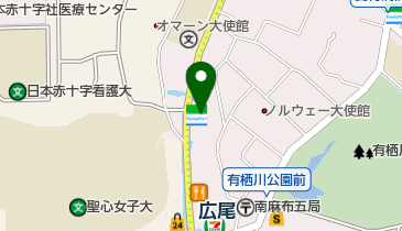 ファミリーマート 広尾駅前店の地図画像