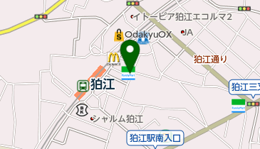 ファミリーマート 狛江駅南店の地図画像