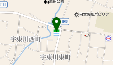 ファミリーマート 宇東川東町店の地図画像
