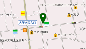 ファミリーマート 越谷西方店の地図画像