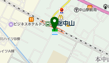 ファミリーマート 下総中山駅南口店の地図画像