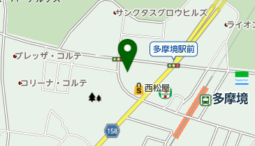 ファミリーマート 町田多摩境店の地図画像