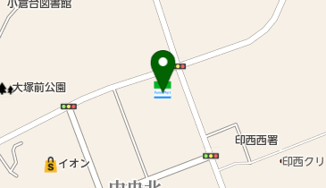 ファミリーマート 印西中央北店の地図画像