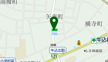 ファミリーマート 新宿矢来町店の地図画像