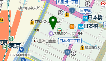ファミリーマート 八重洲一丁目店の地図画像
