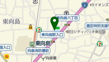 ファミリーマート 東向島五丁目店の地図画像