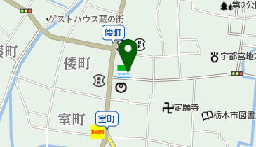 ファミリーマート ベツイ栃木倭町店の地図画像
