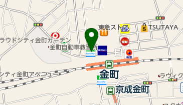 ファミリーマート 東金町一丁目店の地図画像