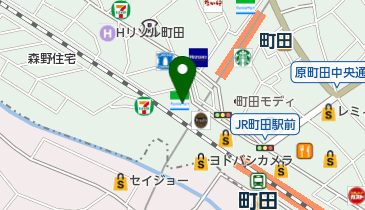 ファミリーマート 町田パリオ店の地図画像