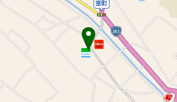 ファミリーマート JAいな店の地図画像