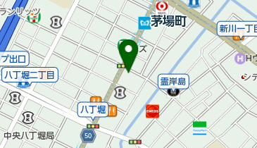 ファミリーマート 日本橋茅場町店の地図画像