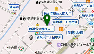 ファミリーマート 新横浜中央通り店の地図画像