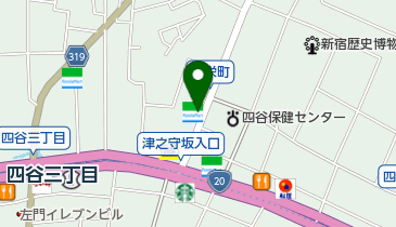 ファミリーマート 新宿荒木町店の地図画像