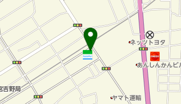 ファミリーマート 宇都宮日の出一丁目店の地図画像