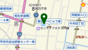 ファミリーマート 甲府中央店の地図画像