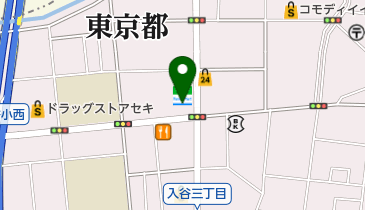 ファミリーマート 入谷三丁目店の地図画像