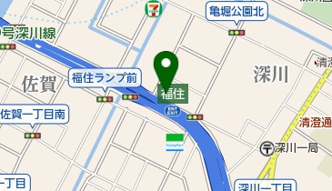ファミリーマート 江東福住二丁目店の地図画像