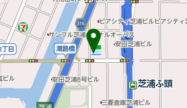 ファミリーマート 海岸三丁目店の地図画像
