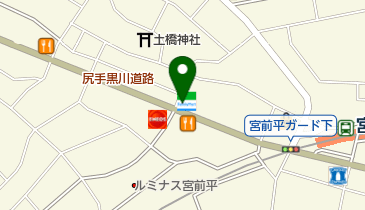 ファミリーマート 土橋一丁目店の地図画像