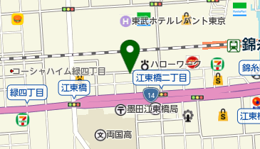 ファミリーマート 江東橋一丁目店の地図画像