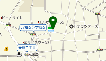 ファミリーマート 川口元郷店の地図画像