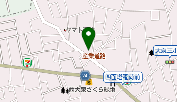ファミリーマート 西大泉四丁目店の地図画像