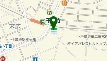 ファミリーマート 千葉寺駅東店の地図画像