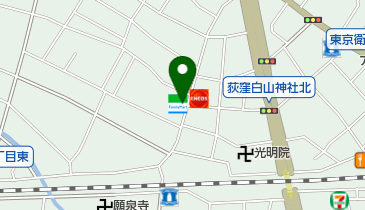 ファミリーマート 杉並上荻二丁目店の地図画像