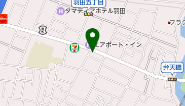 ファミリーマート 羽田六丁目店の地図画像