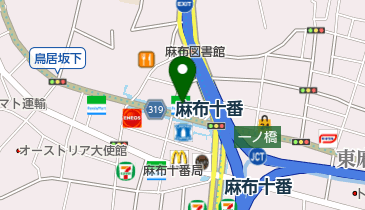 ファミリーマート 一の橋店の地図画像