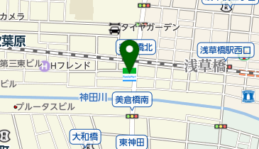 ファミリーマート 神田佐久間町店の地図画像