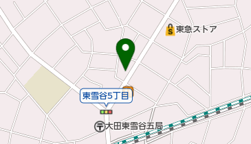 ファミリーマート 大田上池台三丁目店の地図画像